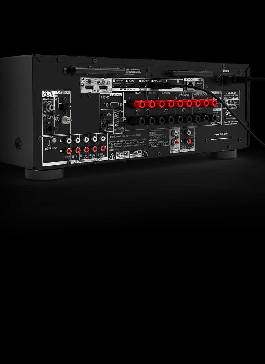 VSX LX 305 Wattage 855x1175